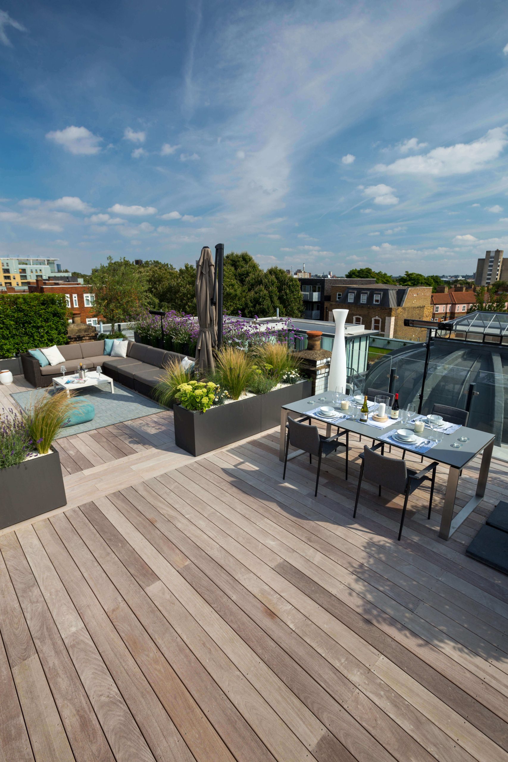 Roof Terrace Garden Builders New Malden KT3